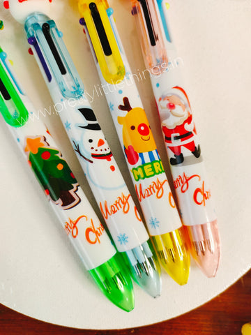 Christmas 6 in 1 Pens