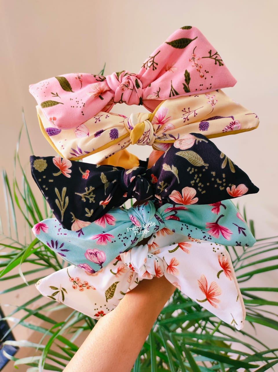 Hair Band - Knot and Bow Style Floral