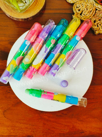 Multicolor Bullet Erasers