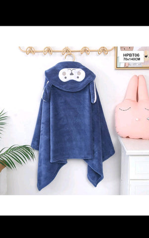 Hooded Poncho Style Wrap Around Towels