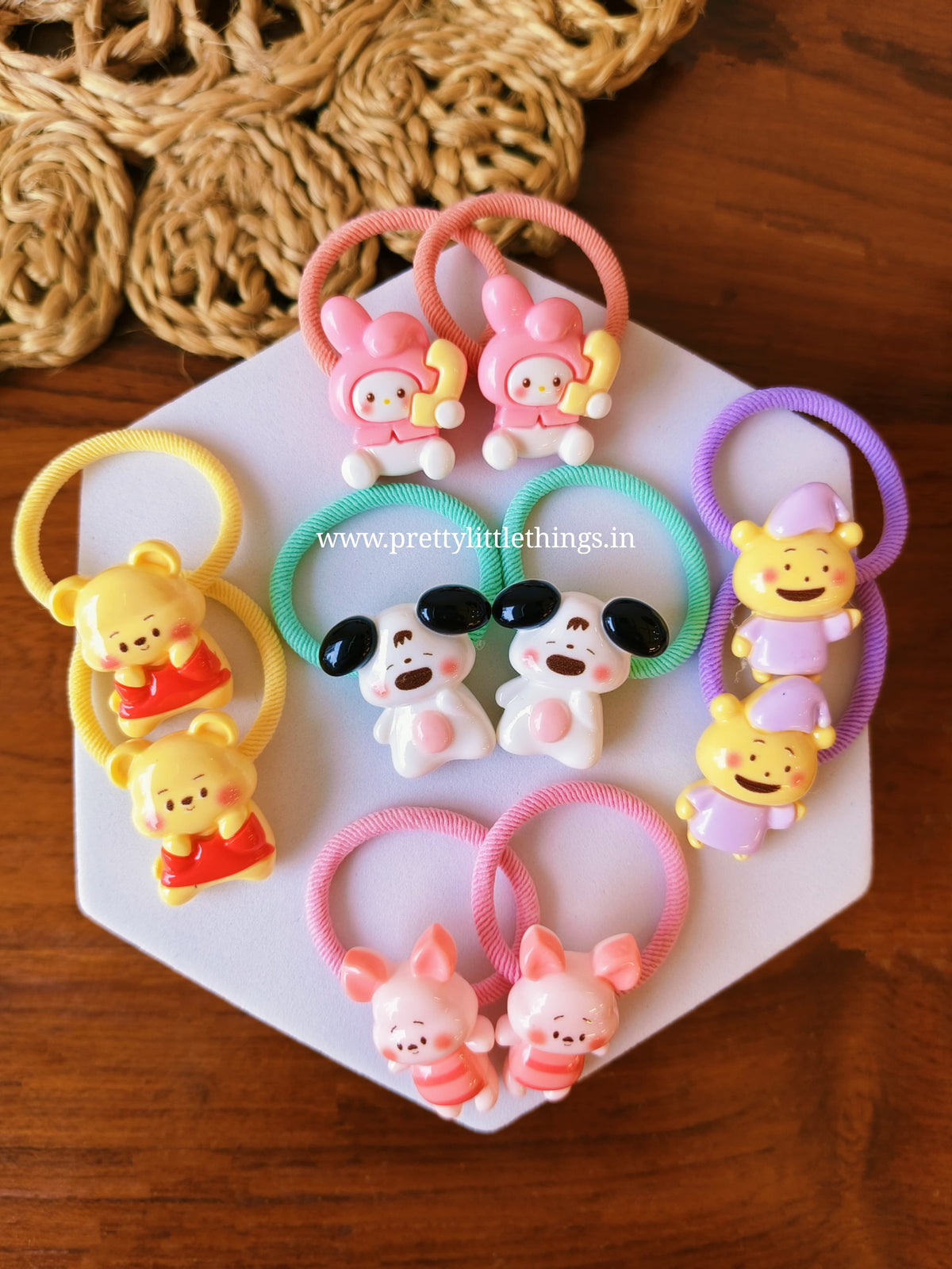 Cute-sy Animal Hair Ties Pairs