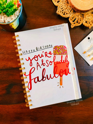 "You're Fabulous" - Spiral Diary / Notebook