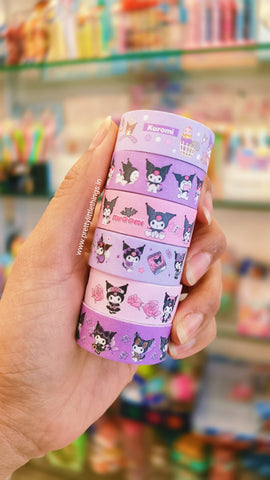 Sanrio Decorative Paper Tapes (Pack of 6 pcs)