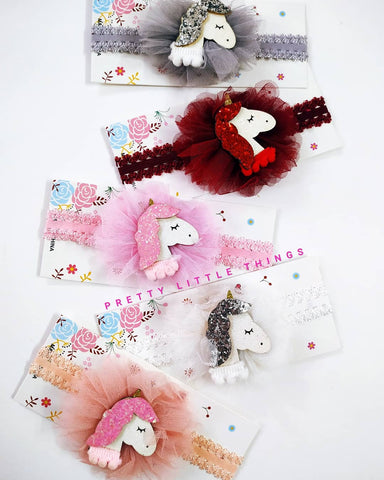 Unicorn Soft Hairbands for Kids