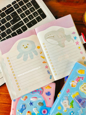 Beautiful Sea Party Clamp Journals