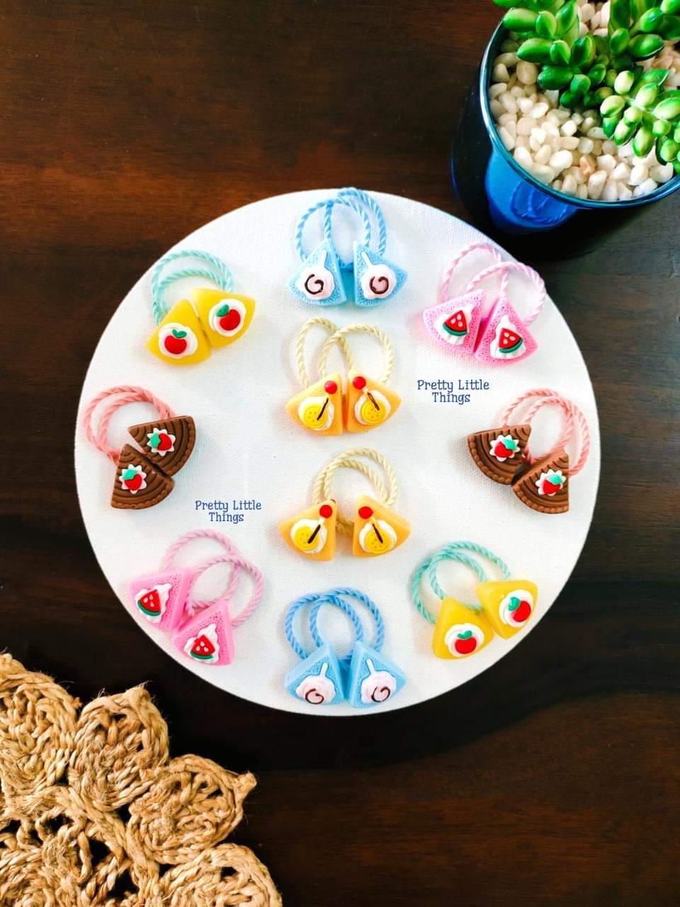 Fruit Pastry Hair Ties