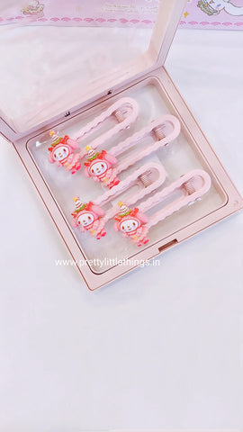 Sanrio Alligator Hair Clips Pack (4 pcs)