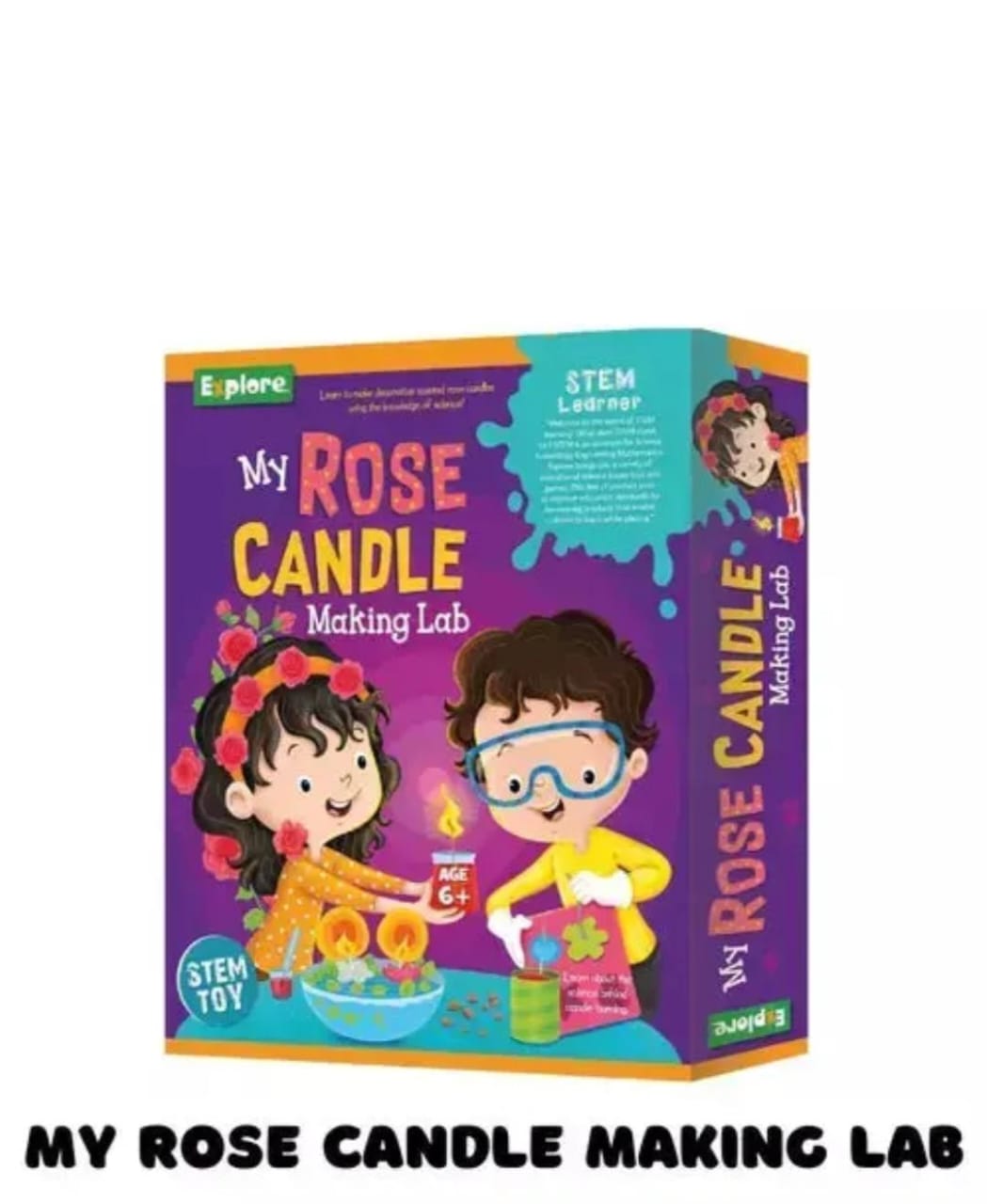 DIY Activity Games - Rose Candle Making