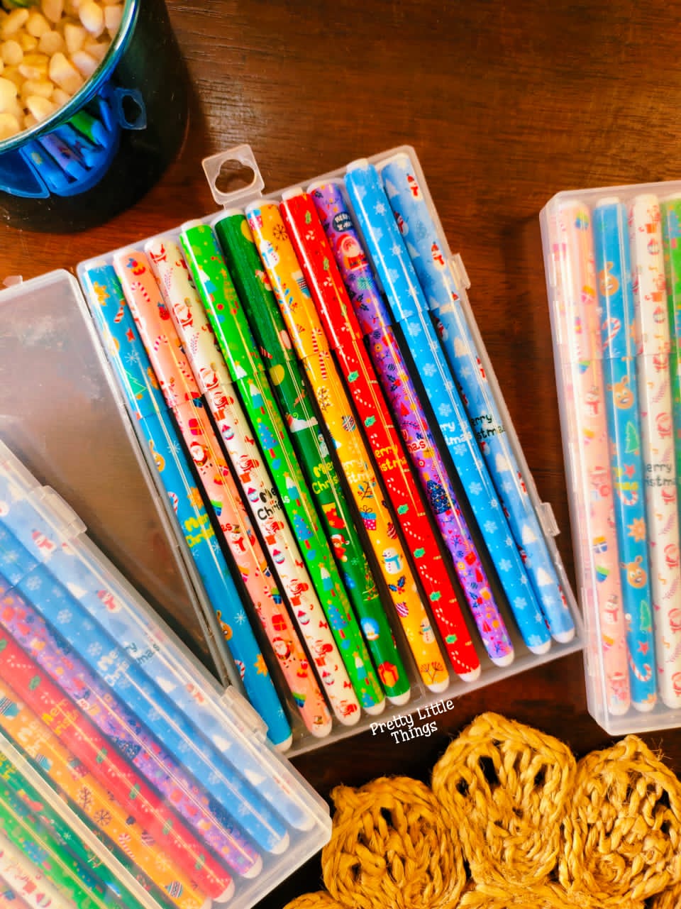 Christmas theme Multi Color Gel Pens Pack