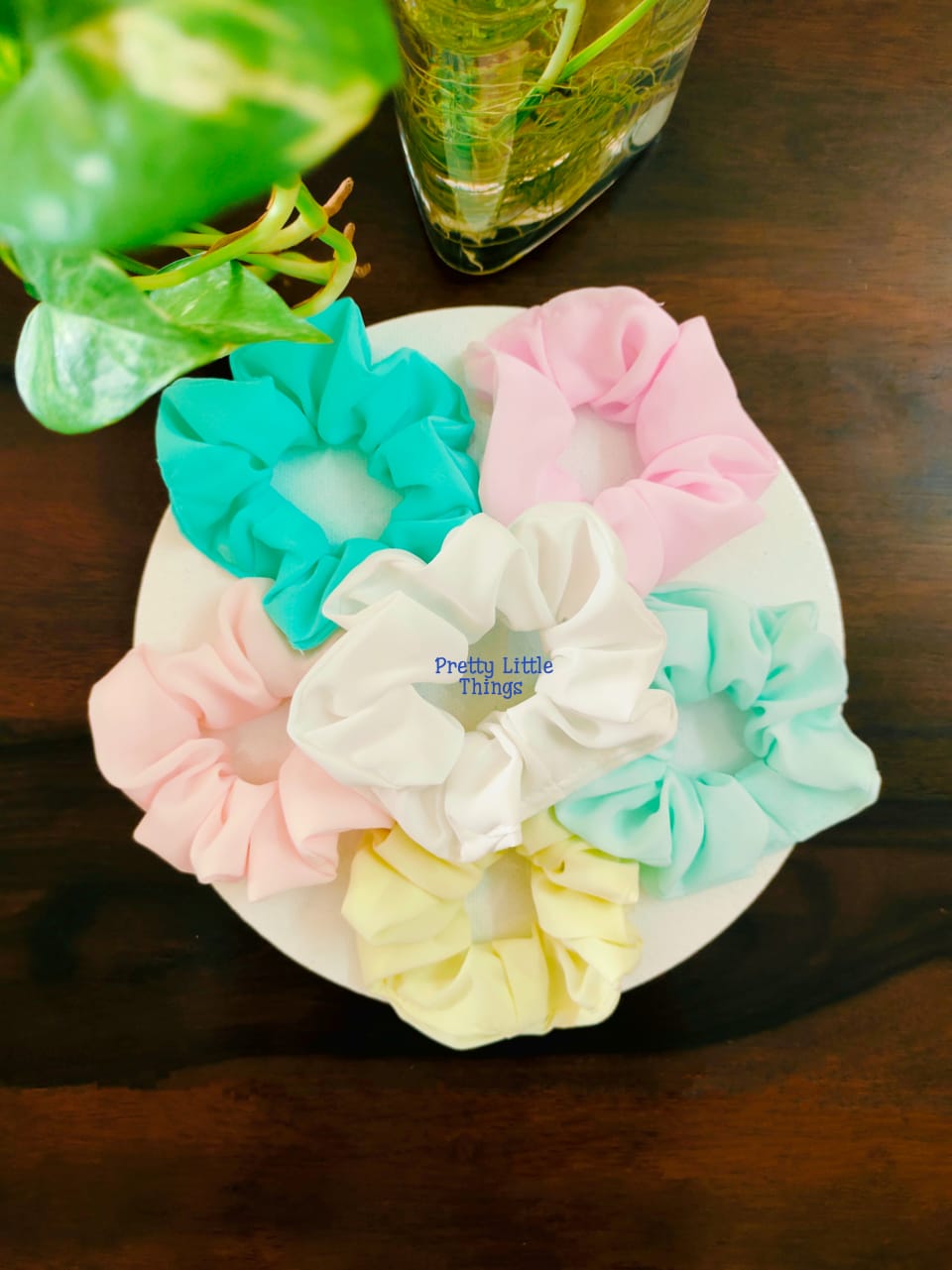 Pastel Shade Scrunchies