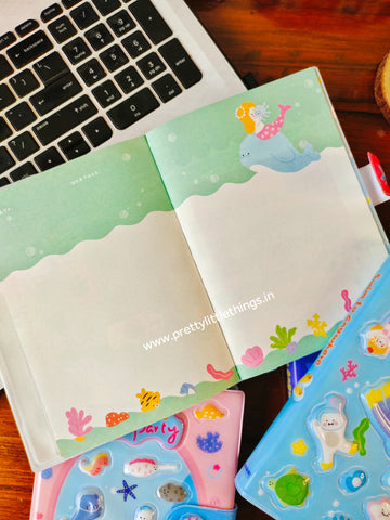 Beautiful Sea Party Clamp Journals