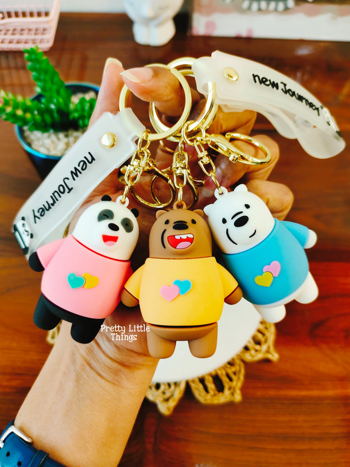 Cute Bare Bear Keychains