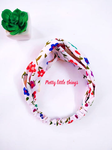 Turban Style Head Bands in Floral theme