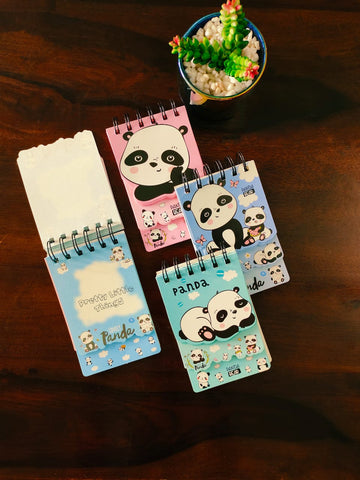 Panda theme Spiral Notepads
