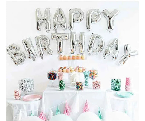 'HAPPY BIRTHDAY' Foil Balloon Birthday Banner