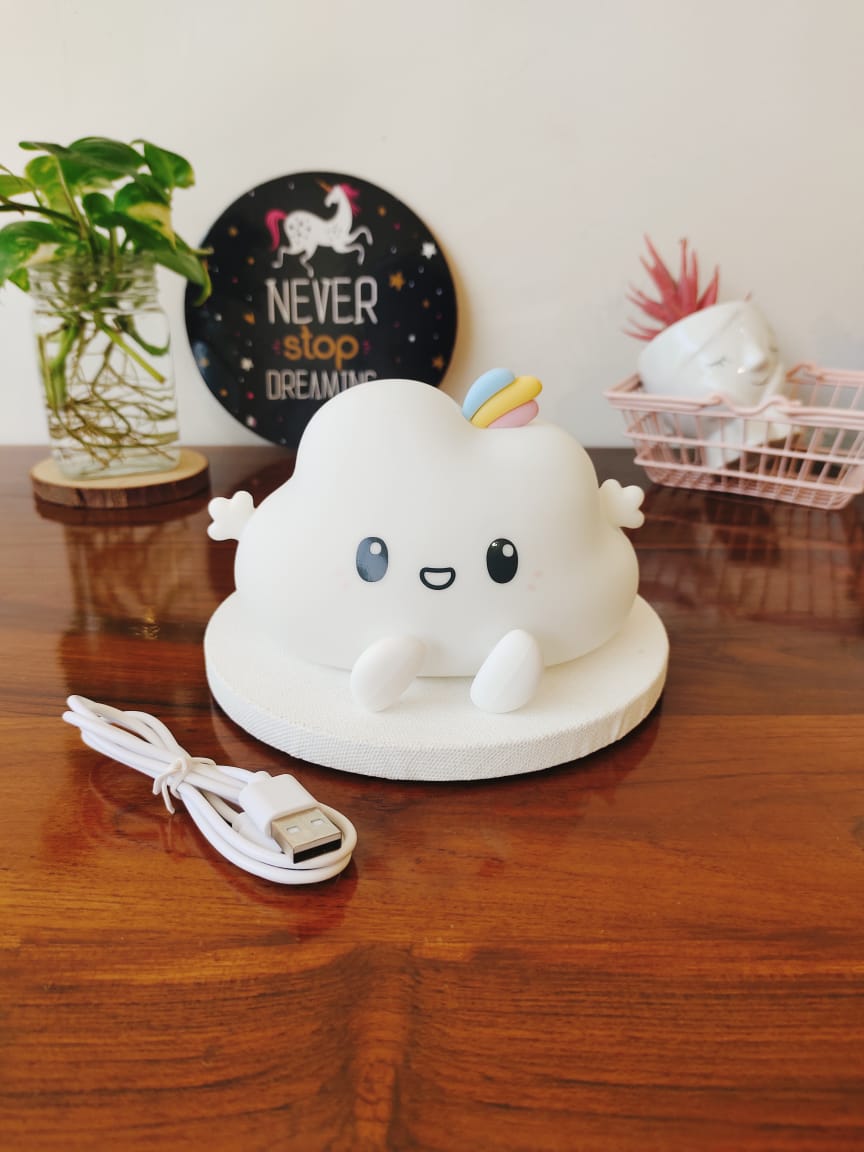 Cute Cloud Soft Silicon Night Lamp