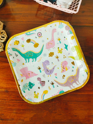 Dino Themed Cute Party Plates Packs