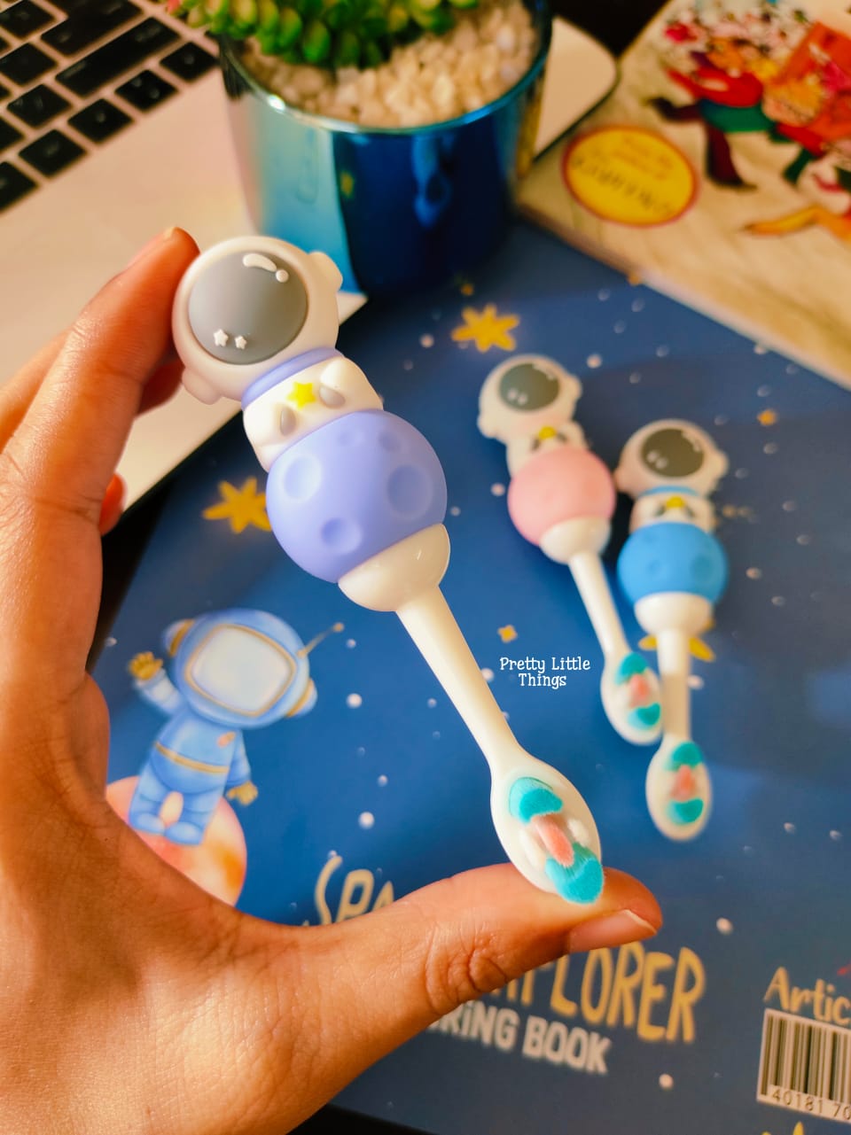 Astronaut Shaped Kids Toothbrush (2 to 4 years)