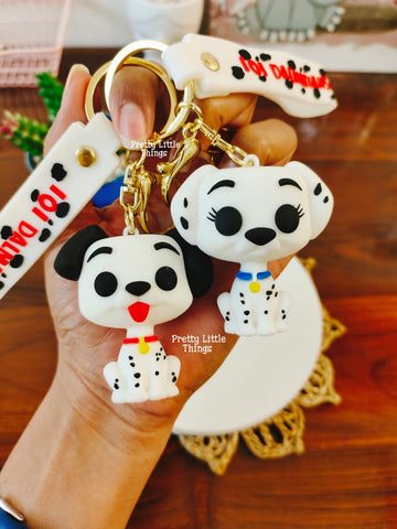 Dalmatian Puppy themed Keychain