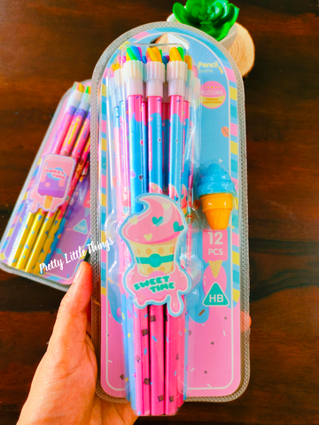 Ice Cream theme Pencil Pack
