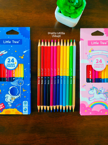 Space / Unicorn Pencil Crayons
