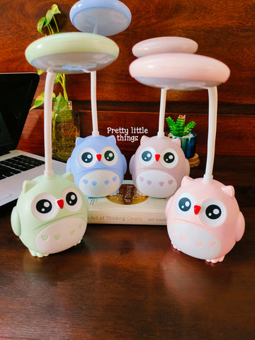 Owl Desk Lamp-cum-Pen Stand