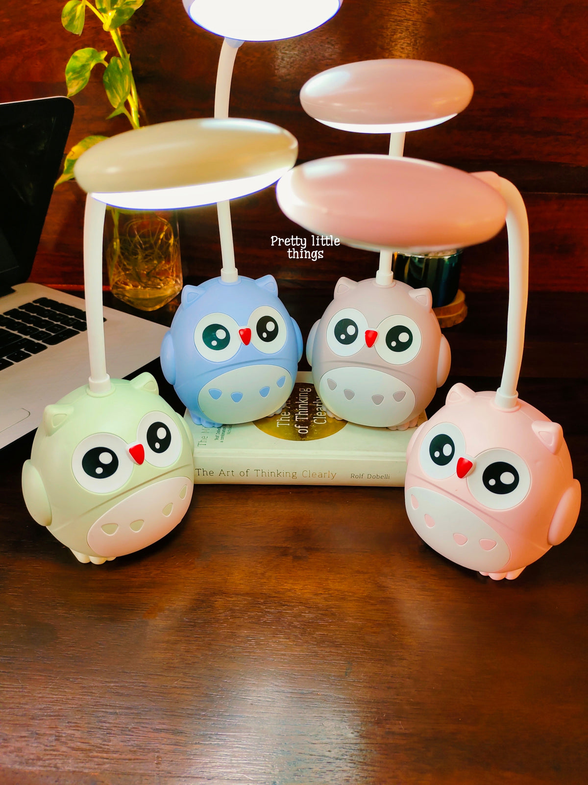 Owl Desk Lamp-cum-Pen Stand