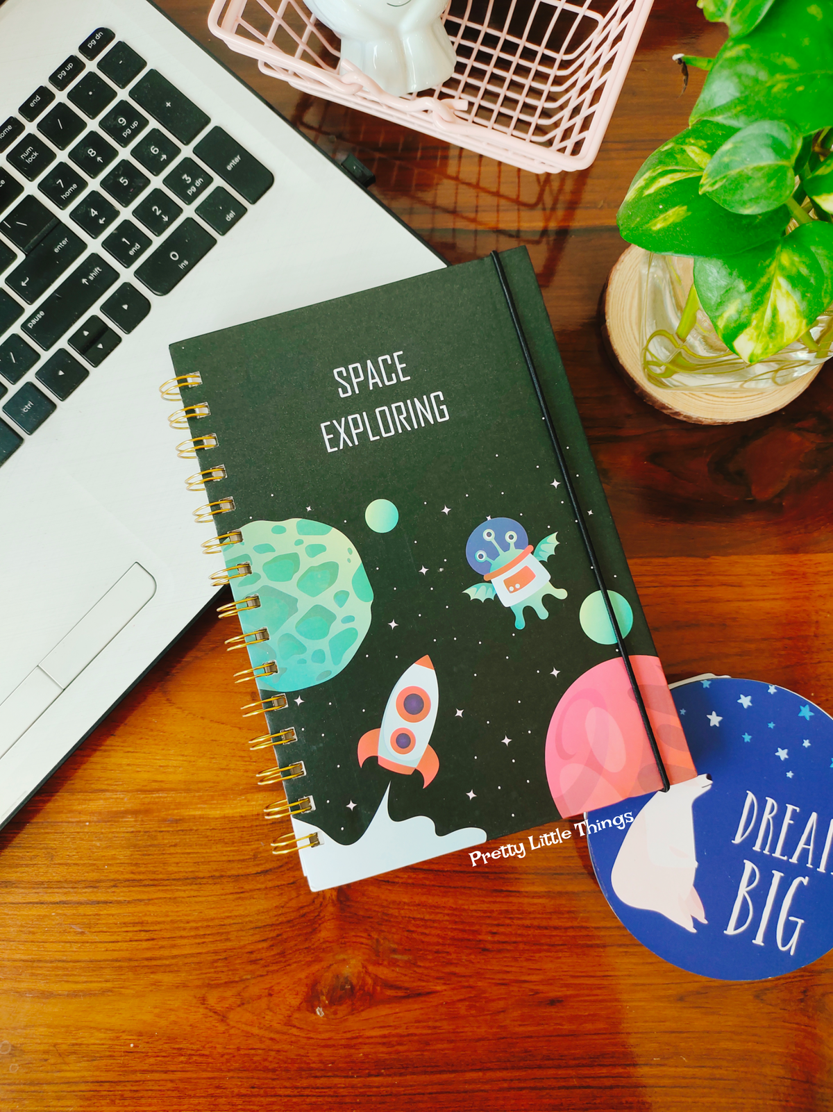 Space Exploring Spiral Diary (A5)