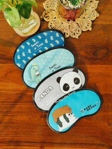 Quirky Fun Eye Masks with Gel Pads (Panda & Others)